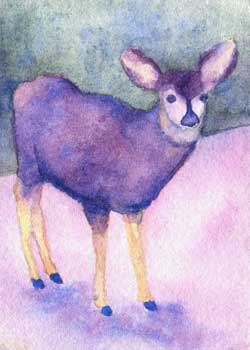 "Little Big Ears" by Rebecca Herb, Madison WI - Watercolor